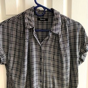 MadeWell Oversized Button Down Shirt Dress